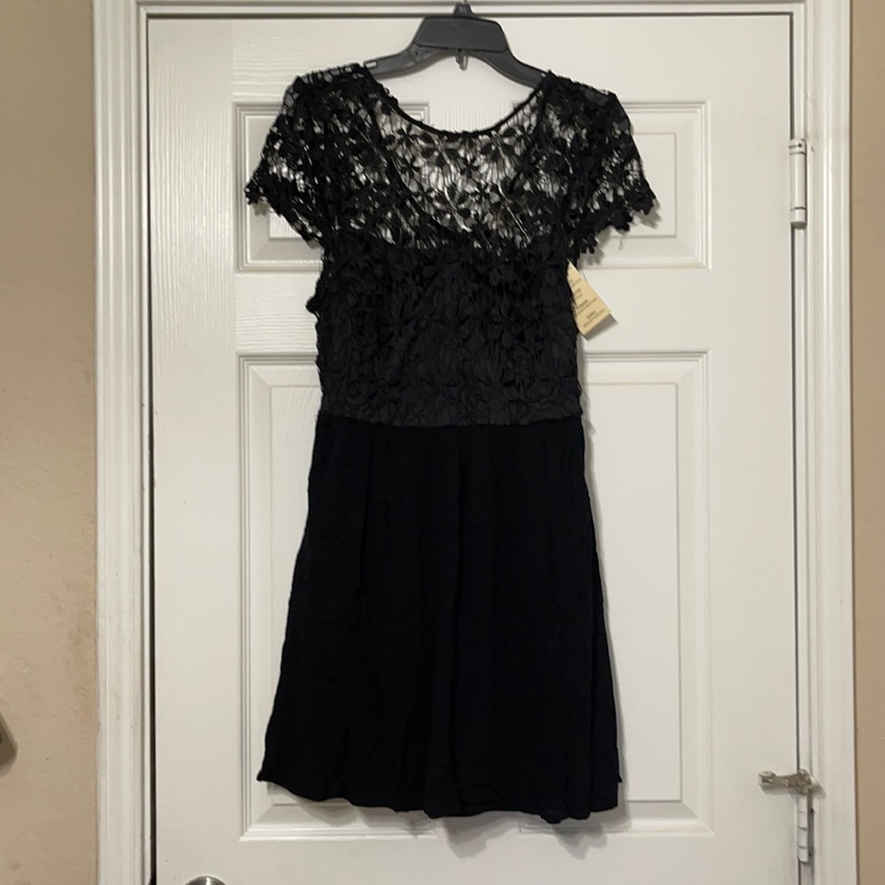 NWT! Black Lace Dress